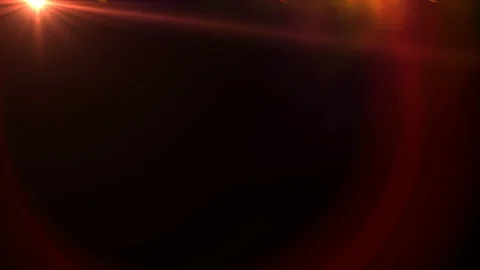Moving lens flare effect on black backgr... | Stock Video | Pond5