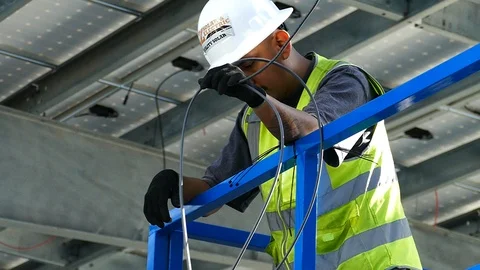 Moving Lift Stock Footage 123947854