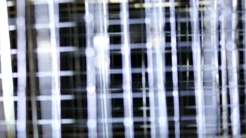 Moving light along the grid. Video stock 273739623