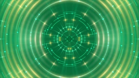 moving light and particles, green backgr... | Stock Video | Pond5