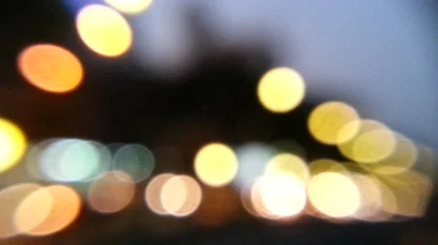 Moving light bokeh background Stock Footage 49667997