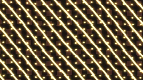 Moving light patterns on a dark background create a Stock Footage 339350565
