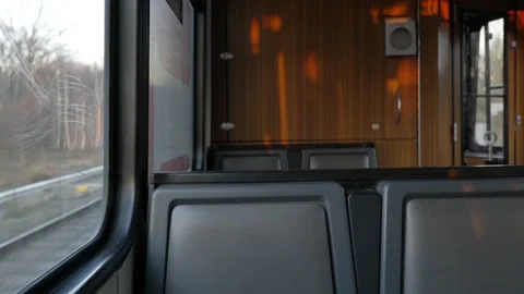 Moving Light rail tram Stock Footage 171642788
