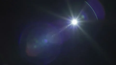 Moving Light Rays, Optical Lens Flare Lo... | Stock Video | Pond5