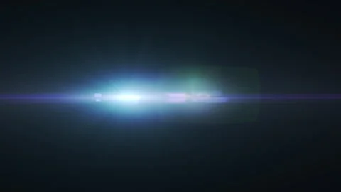 Moving Light Rays Optical Lens Flare Video Animated Background Stock Footage 340188523