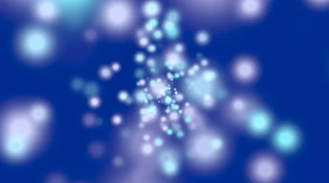 Moving light shapes, blue background Stock Footage 45639260