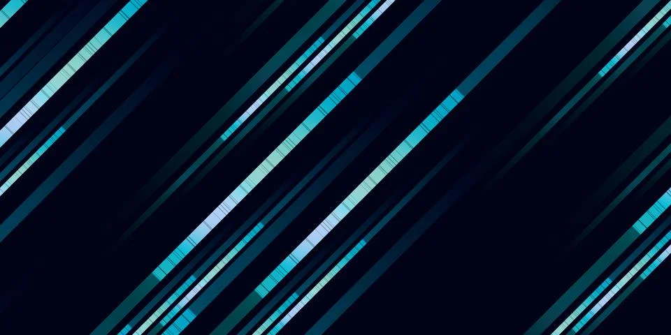 Moving light trails abstract graphics background 3d illustration Stock Illustration