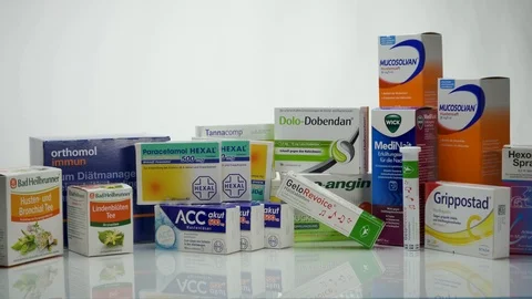 Moving Lights  Medication Stock Footage 125873651