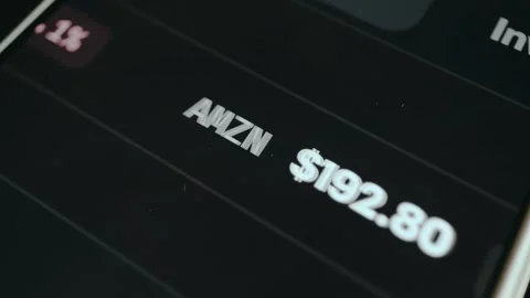 Moving line with current stock prices and percentage changes Stock Footage 332931358