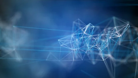 Moving lines as cyberspace technology background Stock Footage 119519567