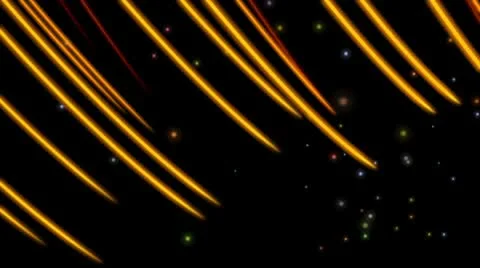 Moving lines with particles - Animated backround Vídeo Stock 10760851