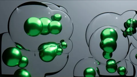 Moving liquid bubbles backdrop loop animated Stock Footage 321687967