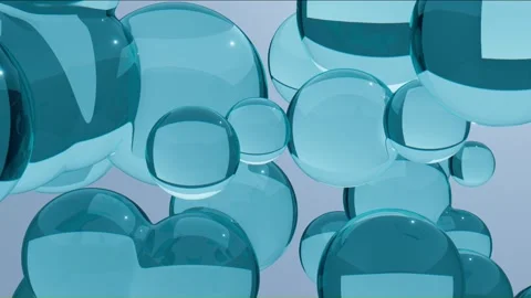 Moving liquid bubbles backdrop loop animated Stock Footage 321687978