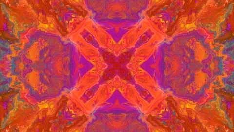 Moving mandala pattern. Abstract moving background. Looped video clip. Vídeos de archivo 114747399
