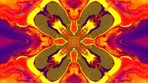 Moving mandala pattern. Abstract moving background. Looped video clip. Stock Footage 114747883