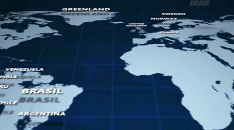 Moving map. Bussines concept 스톡 동영상 33858963