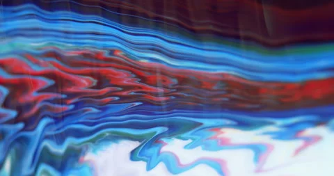 Moving marble texture background. Fluid art of flowing red, blue colors on a Stock Footage 269199272