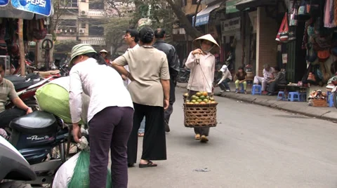 Moving Market Stock Footage 33799601