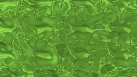 Moving metallic liquid with ripples in flow. Design. 3D liquid texture with Stock Illustration