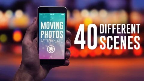 Moving Mobile Device Mockup Bundle Stock After Effects