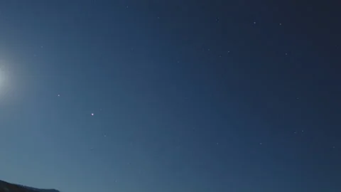 Moving moon Stock Footage 147048957