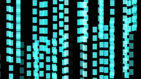 Moving mosaic pattern. Abstract animation. Stock Footage 152632347