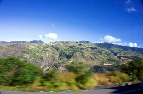 Moving Mountain Landscape Stockfoto's