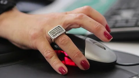 Moving mouse Stock Footage 77053293