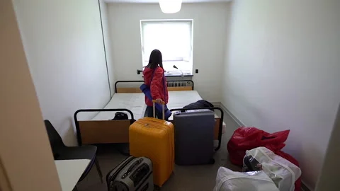 Moving. Moving from one apartment to another. Stock Footage 218272792
