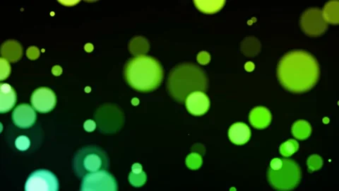 Moving multicolor particles background with bokeh seamless loop animation on  Stock Footage 219596960