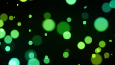 Moving multicolor particles background with bokeh seamless loop animation on  Stock Footage 219596977