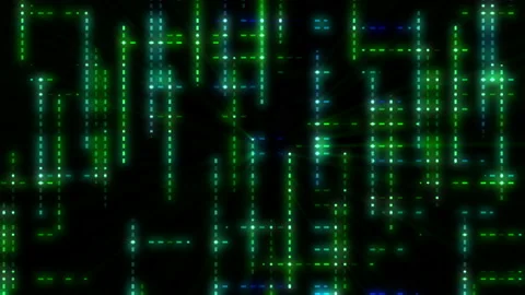 Moving neon lines, abstract animation Stock Footage 153094973
