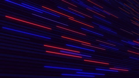 Moving neon lines, abstract animation Stock-Footage 153095149