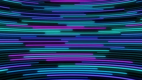 Moving neon lines, abstract animation Stock-Footage 153095489