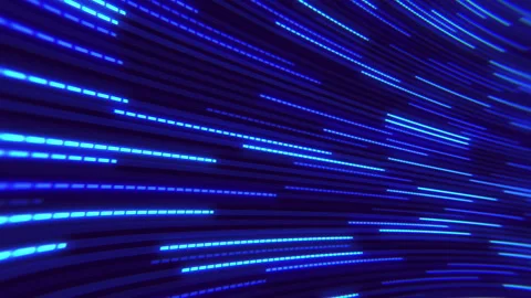 Moving neon lines, abstract animation Stock-Footage 153150110