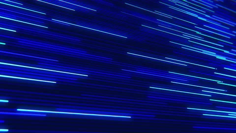 Moving neon lines, abstract animation Stock-Footage 153234840