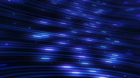 Moving neon lines, abstract animation Stock-Footage 155107779