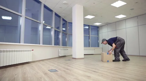 Moving to New Office Stock Footage 61053280