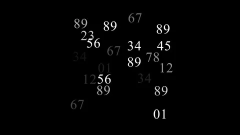 Moving numbers background for data and technology concepts Vidéo 284463854