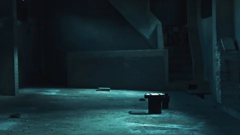 Moving into old control room Video stock 85843846