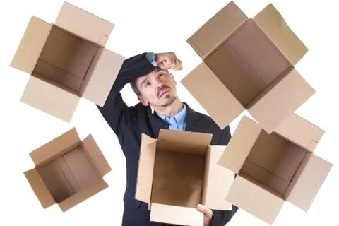 Moving out. Stock Photos