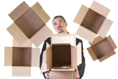 Moving out. Stock Photos