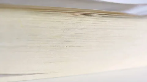 Moving pages in the corner of thick book. Stock Footage 59110670