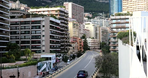 Moving Panoramic View Of Monaco Stock Footage 145980824