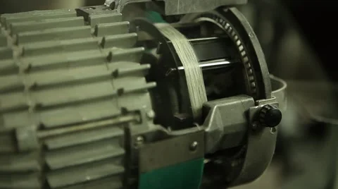 Moving part of the machine Stock Footage 48552783