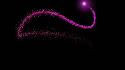 Moving Particle Intro Purple D Stock Footage 146860166