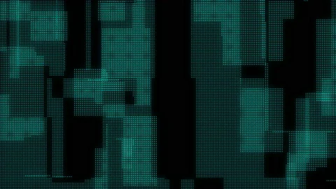 Moving particle tiles animation background Stock Footage 195095613