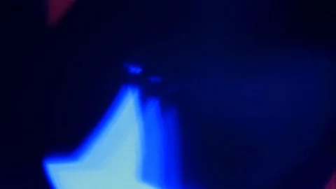 Moving particles. Colorful, blurred, bokeh lights background. Abstract sparkles. Stock Footage 70848341