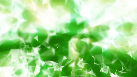 Moving particles emitting green light rays. computer graphics Stock Footage 86205856