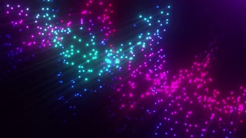 Moving Particles in Space Motion Backgro... | Stock Video | Pond5